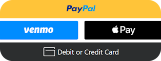Click here to pay with PaylPal, Venmo, Apple Pay, or a credit or debit card.